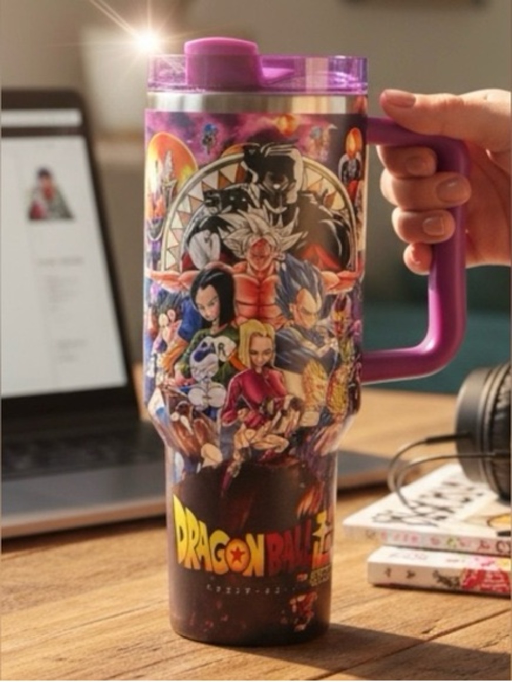 Stanley 1913 40oz quencher dragon ball Z super collectible flowstate bottle cold